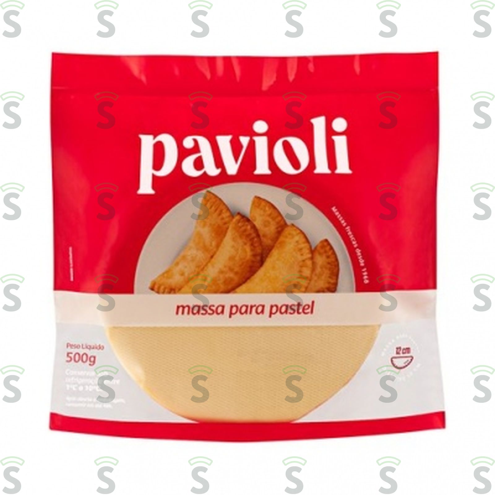 Massa Fresca Para Pastel Pavioli Grande Embalagem 500G