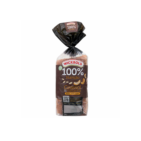 Pao int wickbold girasol/ castanha 350g