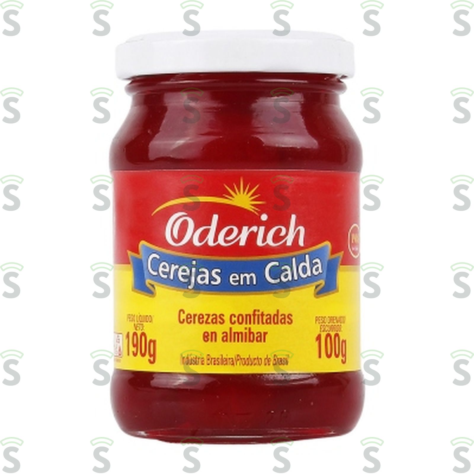 Cereja em Calda Oderich Embalagem 100G