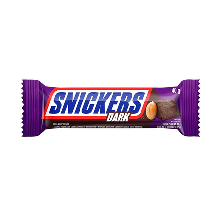 Chocolate snickers 40g dark