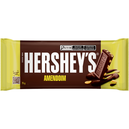 Choc hersheys 75g amendoim