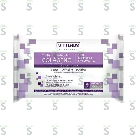  Vini Lady-toalha Umed.c/25 Colageno