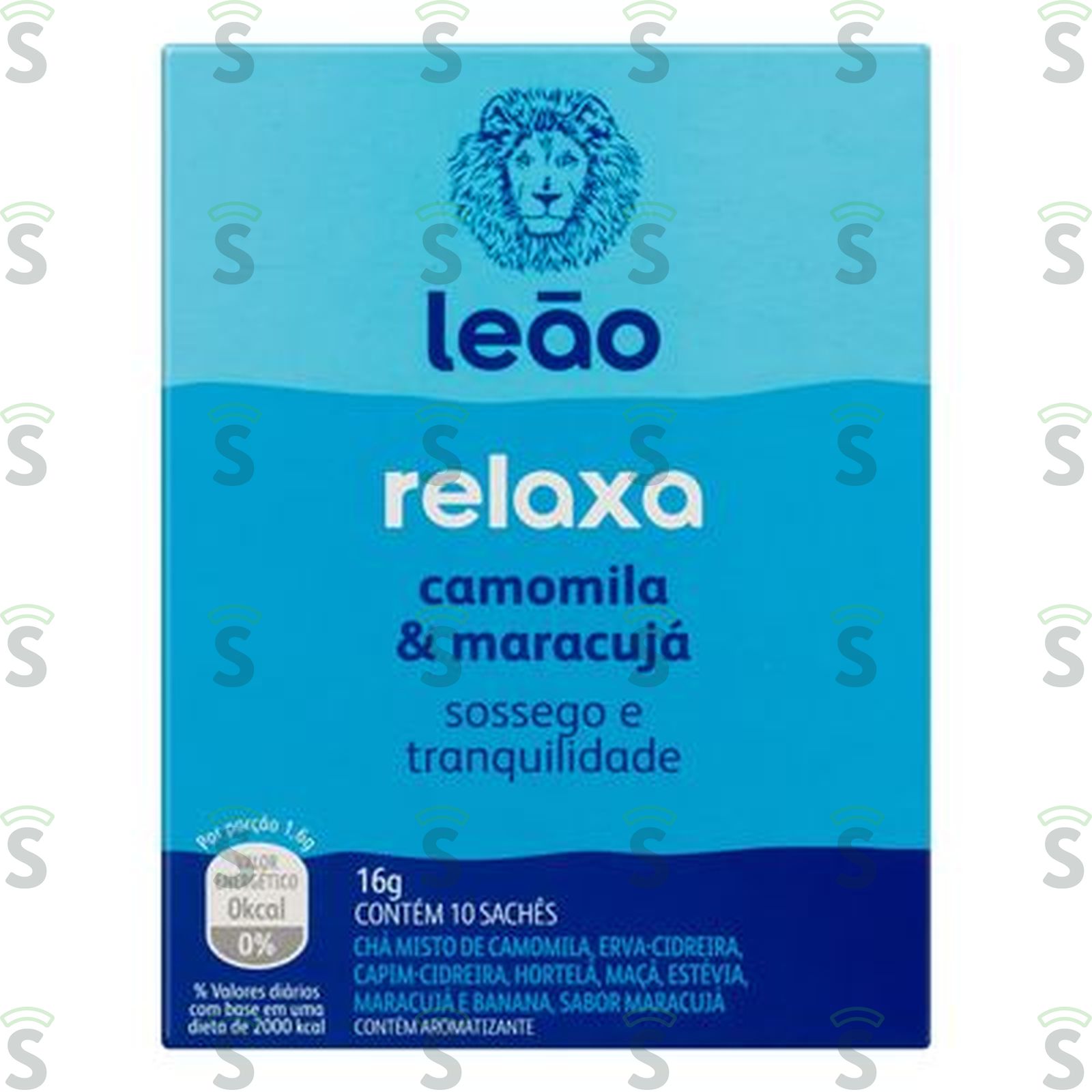 Chá Misto Leão Camomila e Maracujá Relaxa Caixa com 10un - 16gr