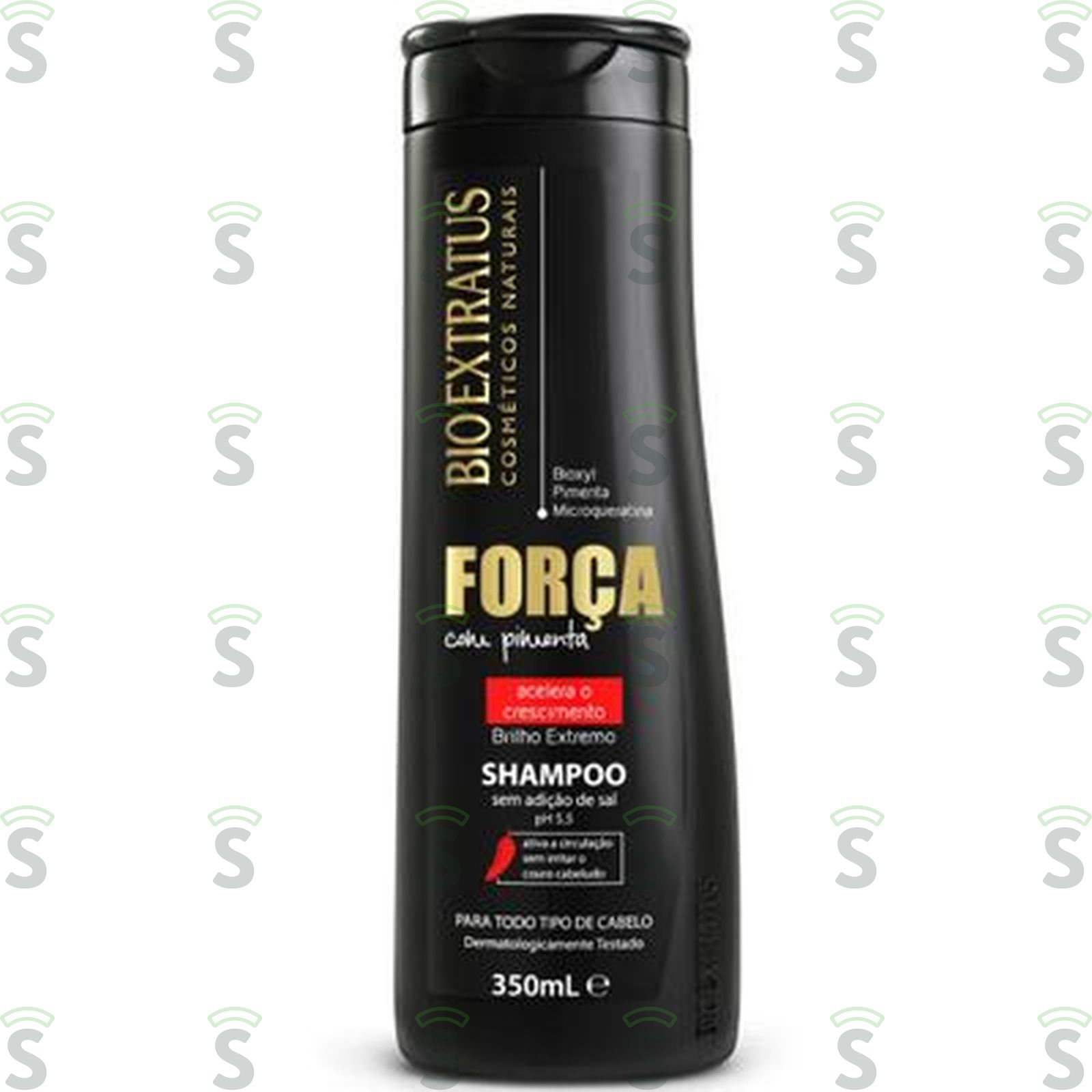 Shampoo Bio Extratus Força com Pimenta Embalagem 350ML