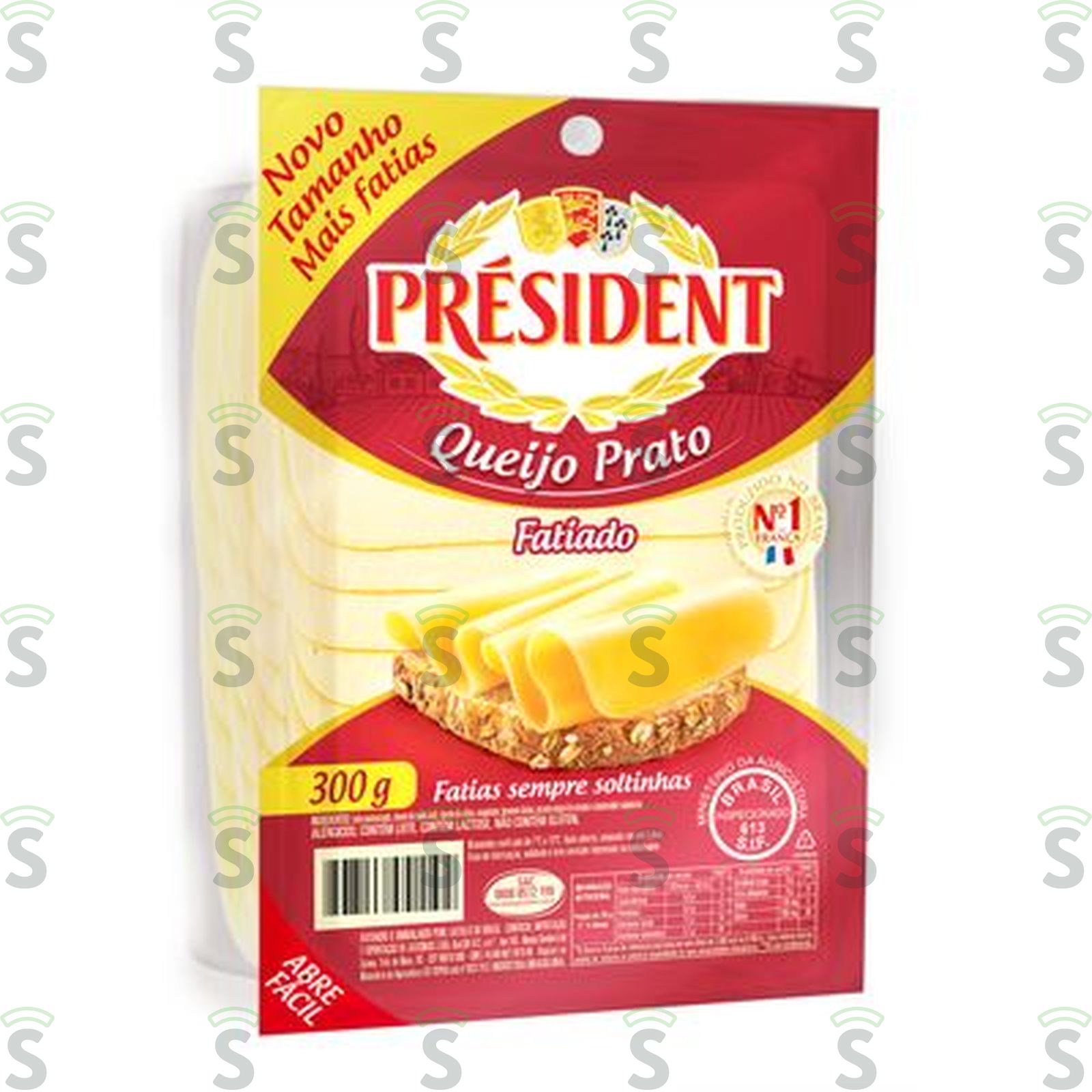 President-queijo prato 300g