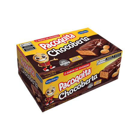 Paçoquita Santa Helena Chocoberta 144g