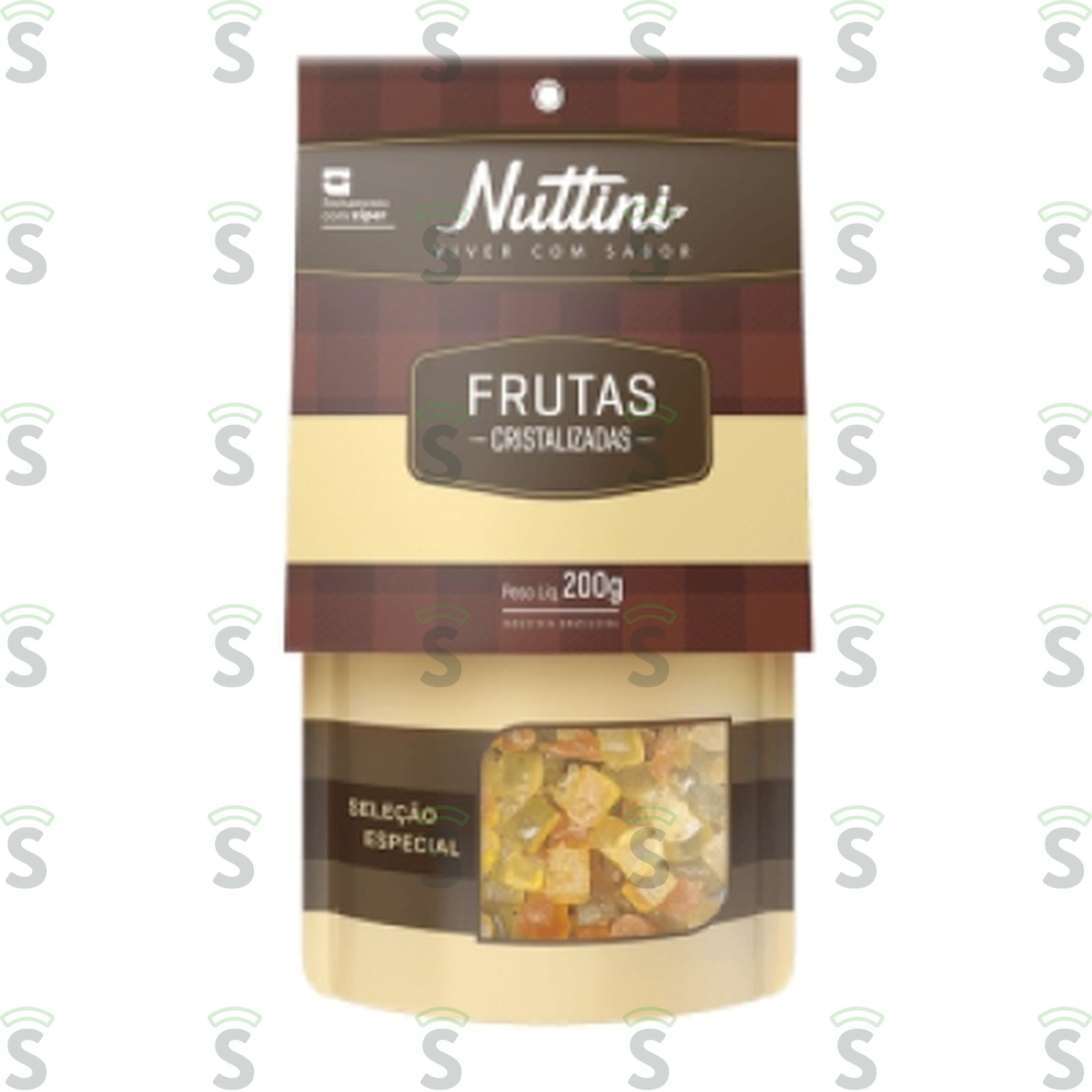 Nuttini-frutas cristalizadas 200g