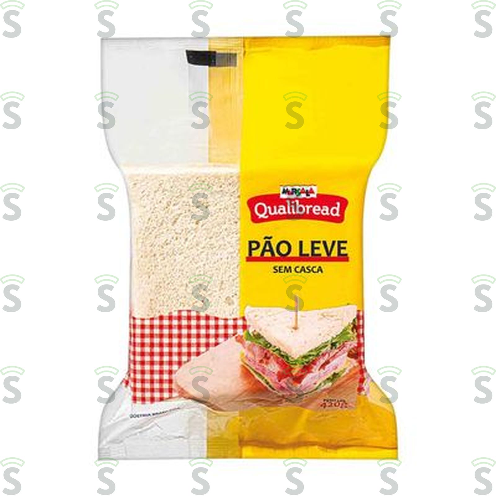 PAO SANDUICHE QUALIBREAD 400G S/CASCA