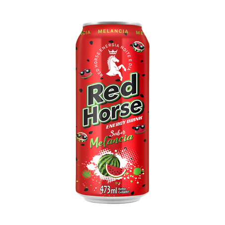 Energetico red horse melancia 473ml