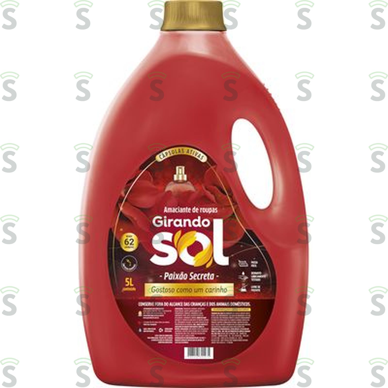 Girando sol-amaciante 5l vermelho