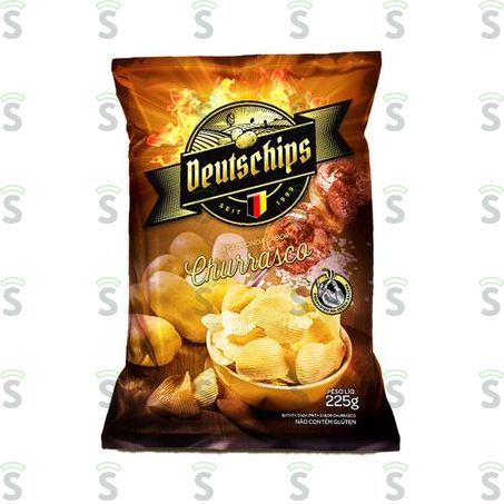  Deutschips-batata Onda 225g Churrasco