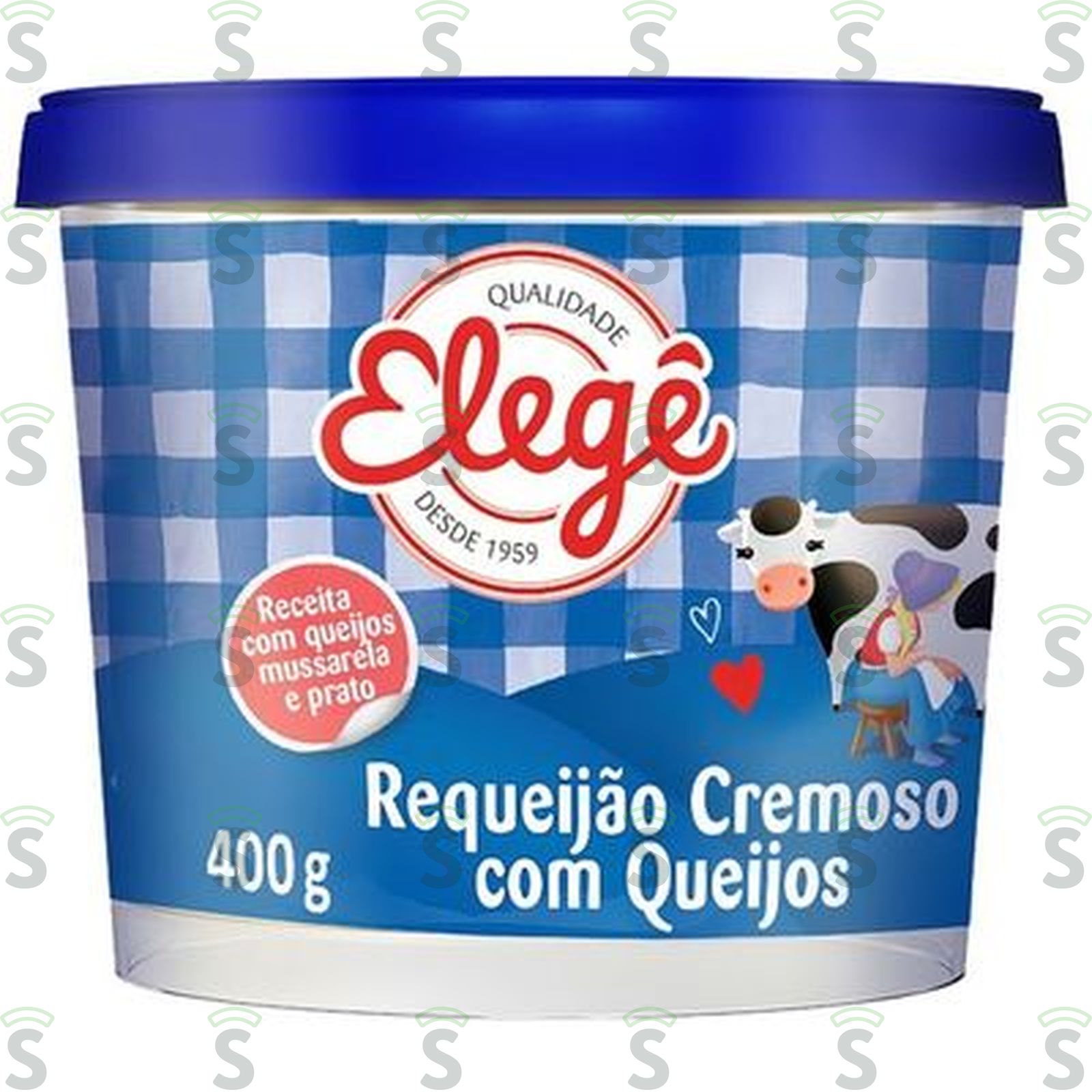 Requeijão Cremoso com Queijo Elegê Pote 400G