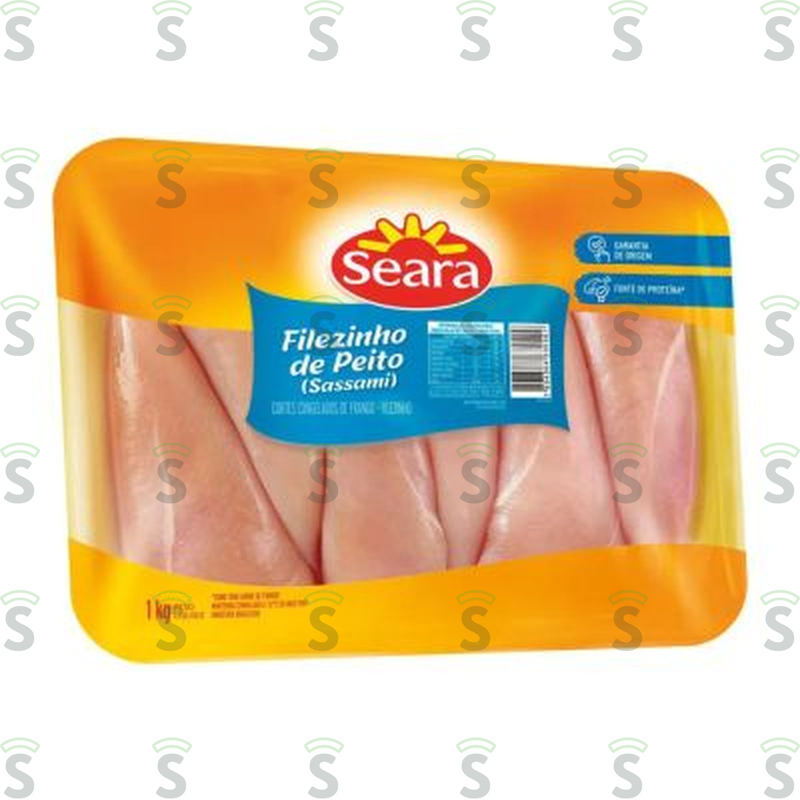 Seara-filezinho peito 1kg bandeja
