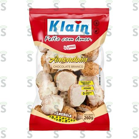  Klain-bisc.amendoim Branco 250g