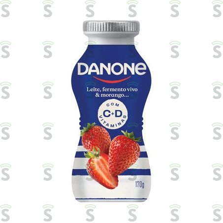  Danone-leite Fermentativo 170g Morango