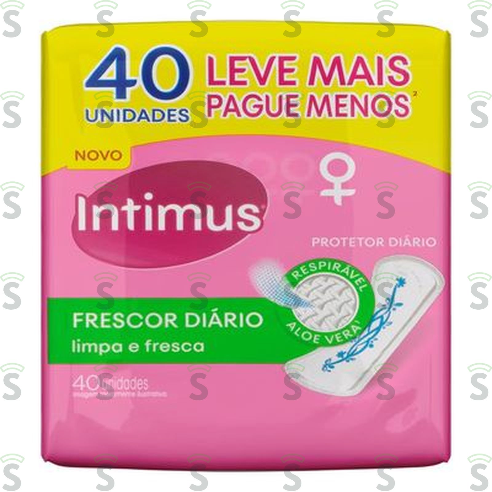 Absorvente Intimus Days Protetor Diário com Perfume Sem Abas Oferta Pacote 40UN