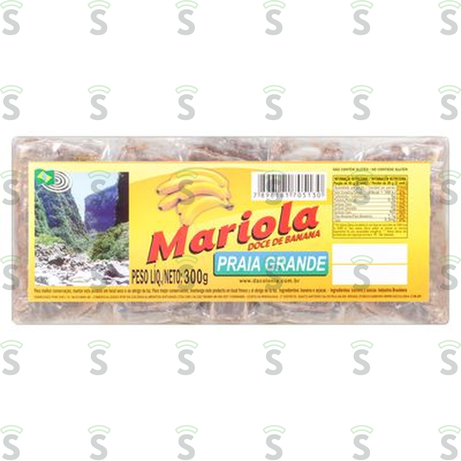 Doce de Banana Dacolônia Mariola Praia Grande Embalagem 300G