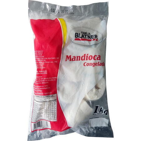 Mandioca Família Blatner 1kg - Congelada