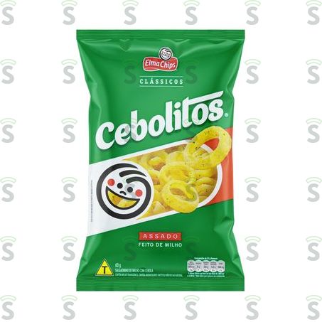  Salgadinho Cebolitos 60g