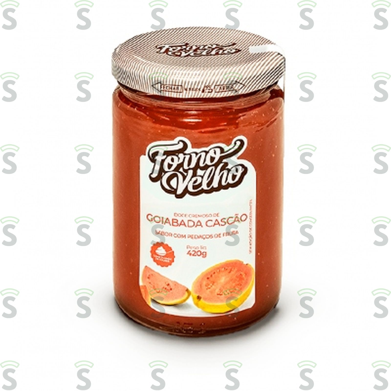 Doce de Goiabada Cascão Forno Velho Pote de Vidro 420gr