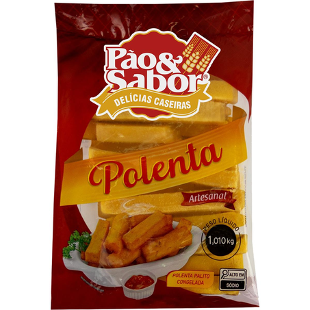 Polenta Pão&Sabor 1,01kg - Palito - Congelada