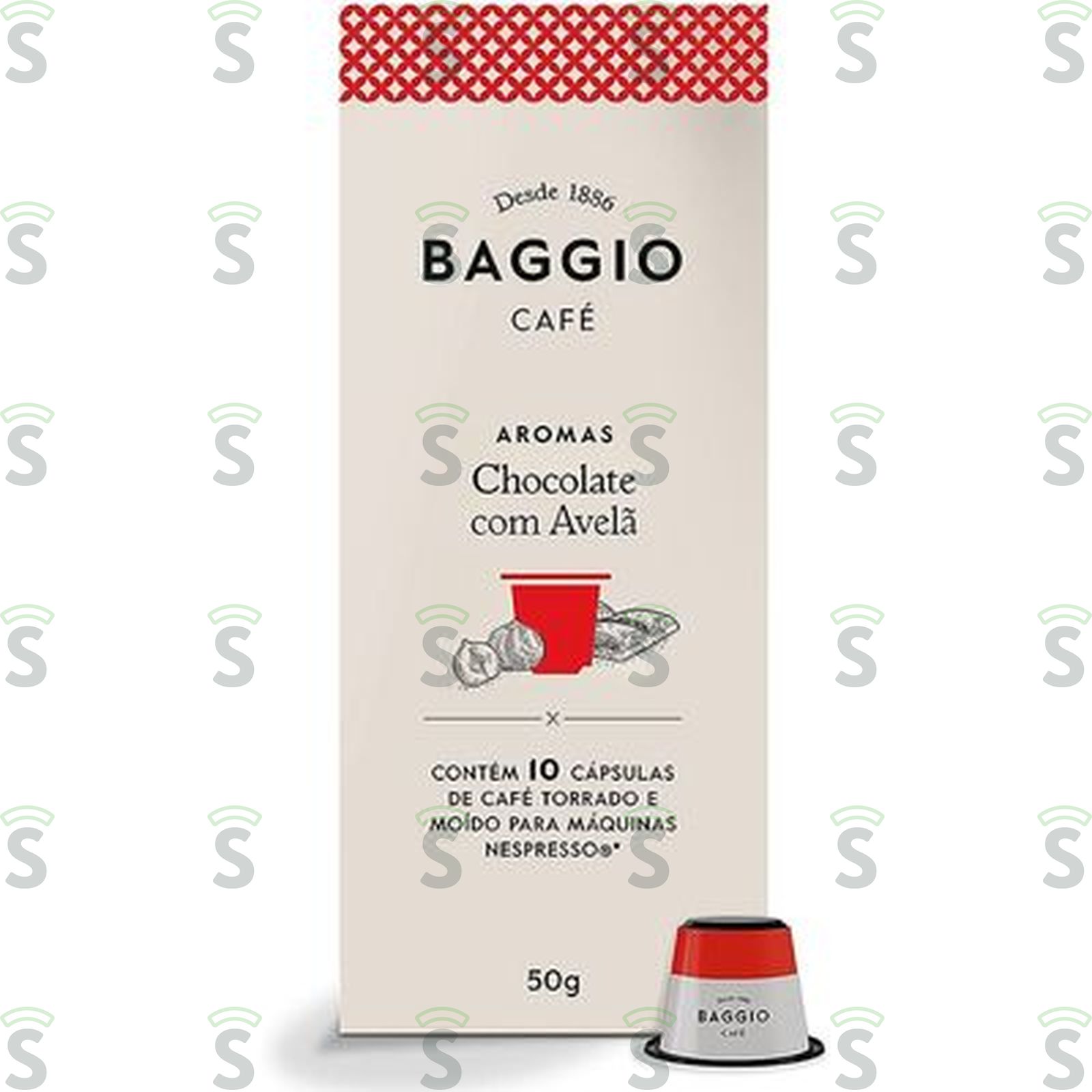 CAFE BAGGIOS DG CHOC AVELA C 10 CAPS