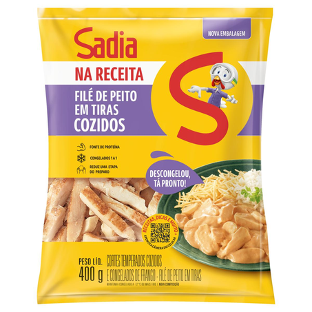 Peito de Frango 400g - Em Tiras