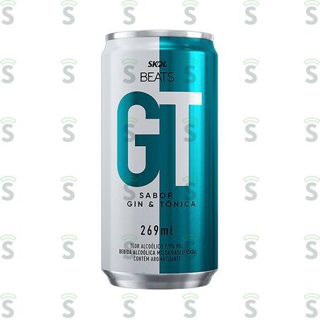  Bebida Mista Alcoólica Skol Beats Gin & Tônica Lata 269ml
