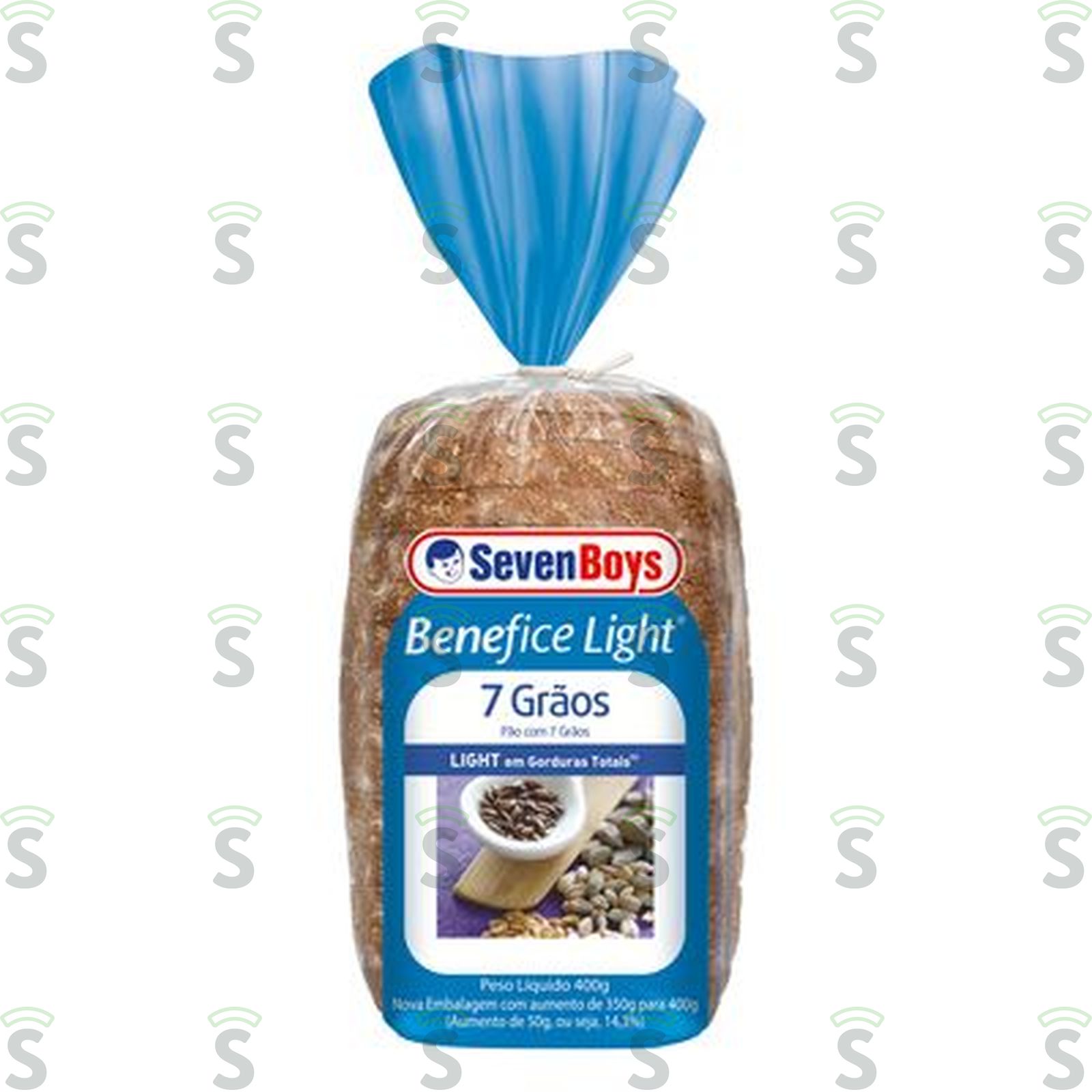 Pão de Forma Seven Boys Benefice 7 Grãos Light Pacote 350g