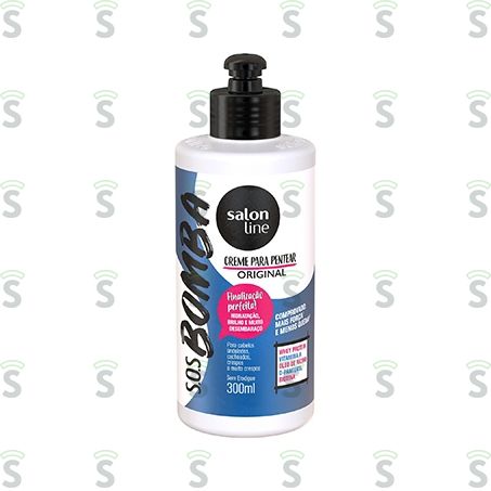  Creme Para Pentear Salon Line Professional S.o.s Bomba de Vitaminas Embalagem 300ml