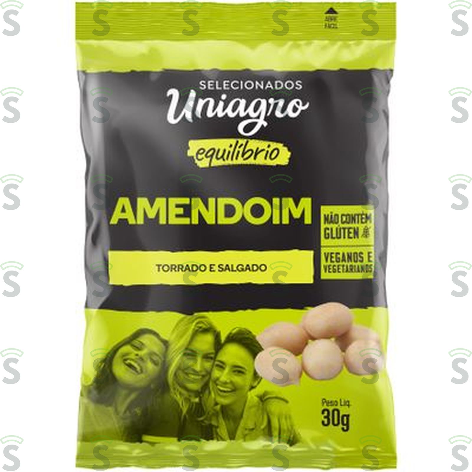 Amendoim Uniagro Torrado Salg 30G