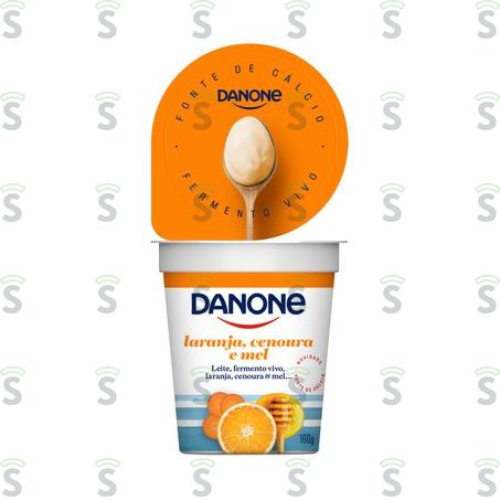  Danone-iogurte 160g Laranja Cenoura Mel