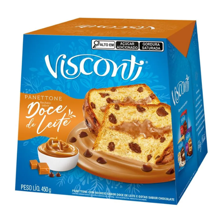 Panettone Visconti Doce Leite 450g