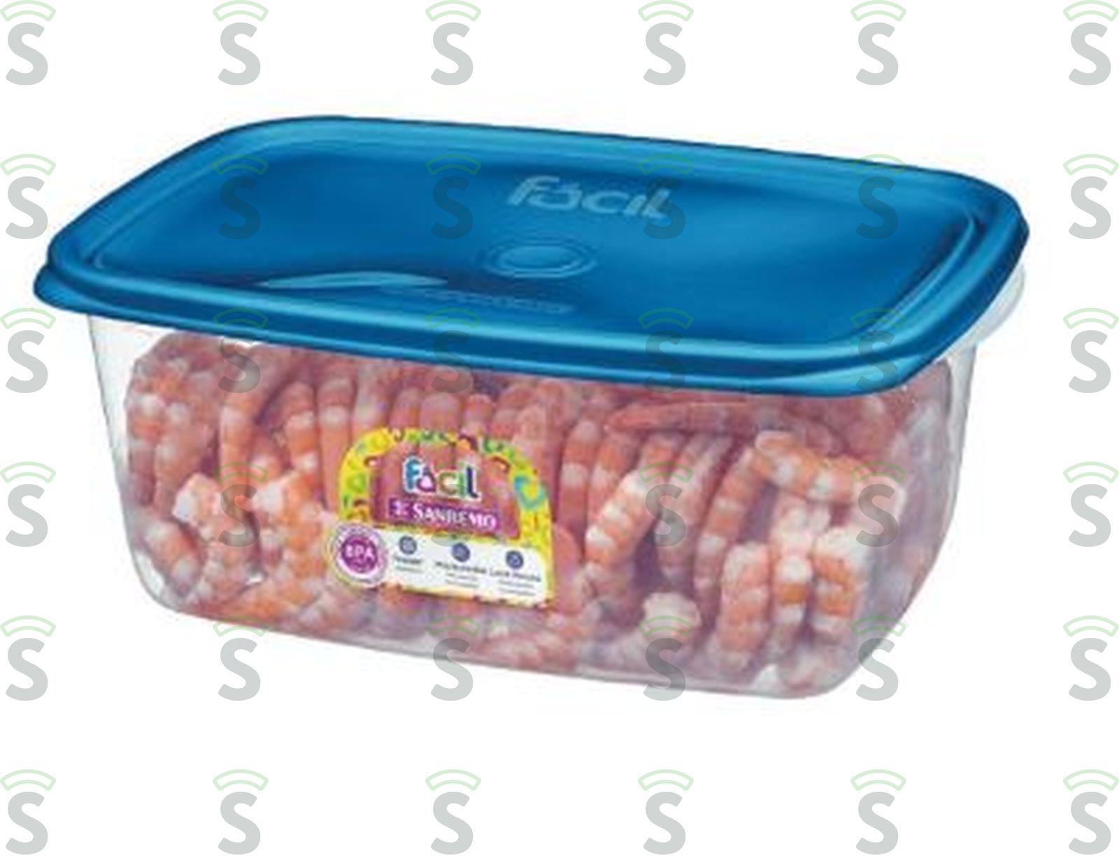 Pote Sanremo Retangular Fácil 3,2l Ref.190/6 Embalagem 1 Un