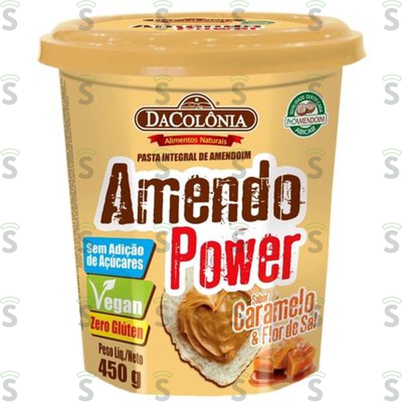 AMENDOPOWER 450G CARAMELO E FLOR DE SAL