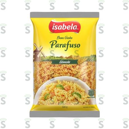  Massa Isabela B.gosto Parafuso 500g