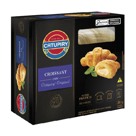 Croissant Cong Catyupiry Recheio Catupiry 180g C/2