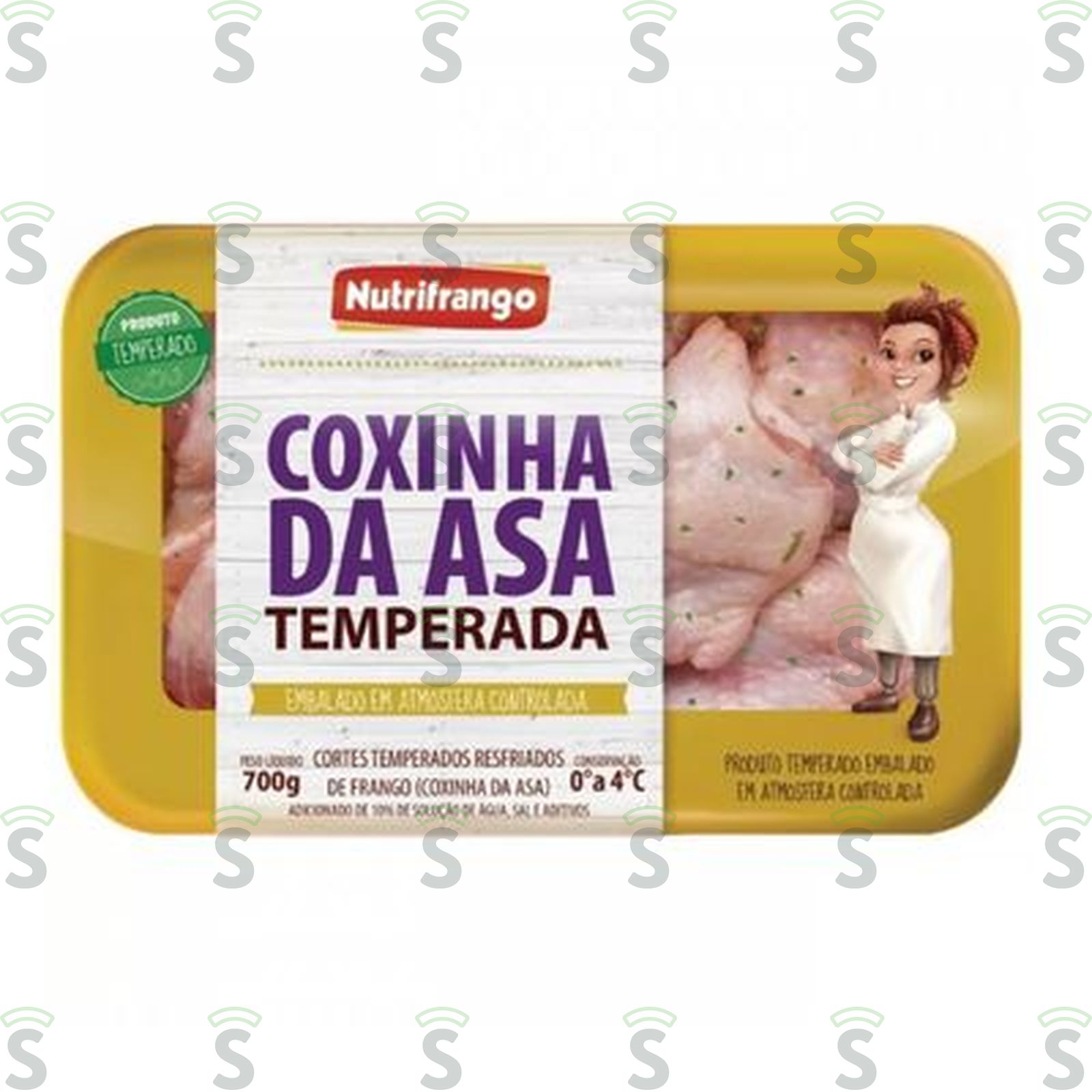 COXINHA DA ASA NUTRIFRANGO 700GR TEMPERADA
