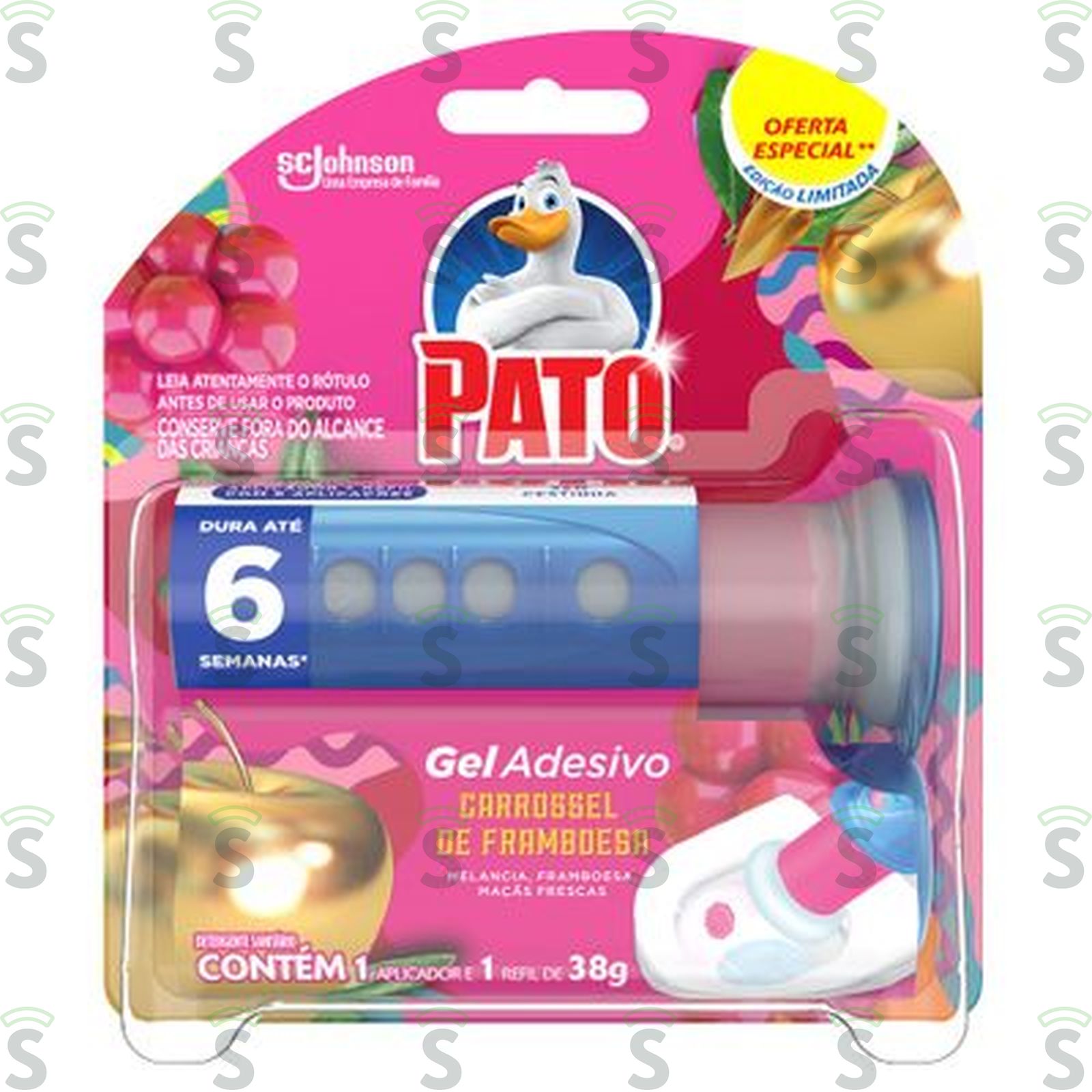 Pato Gel AdesivoDiscos Carrossel Refil 38G