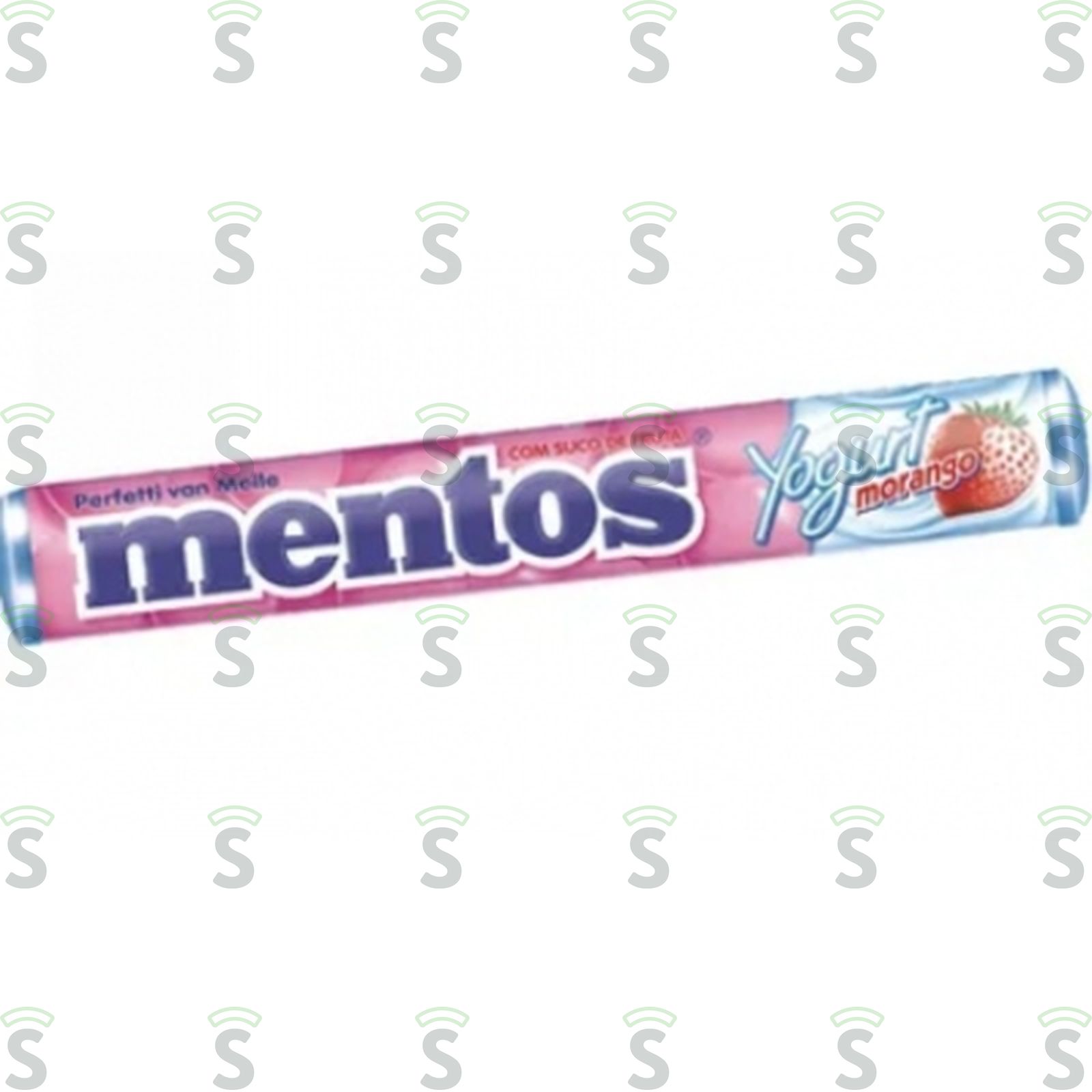 Bala Mentos Yogurt Morango Embalagem 38G