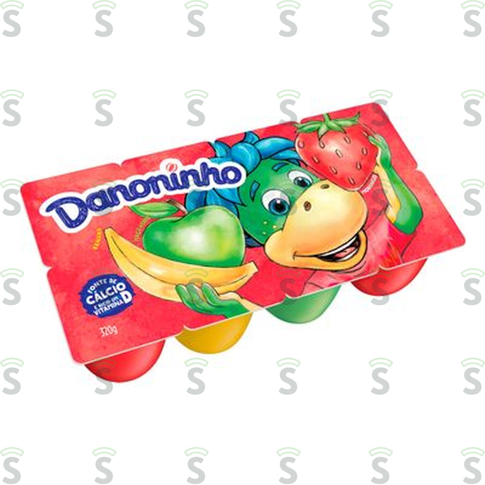 Danone-danoninho 320g morang/banana/maca