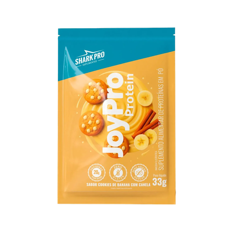 Suplemento Shark Pro Joypro Sabor Cookies de Banana com Canela 33g