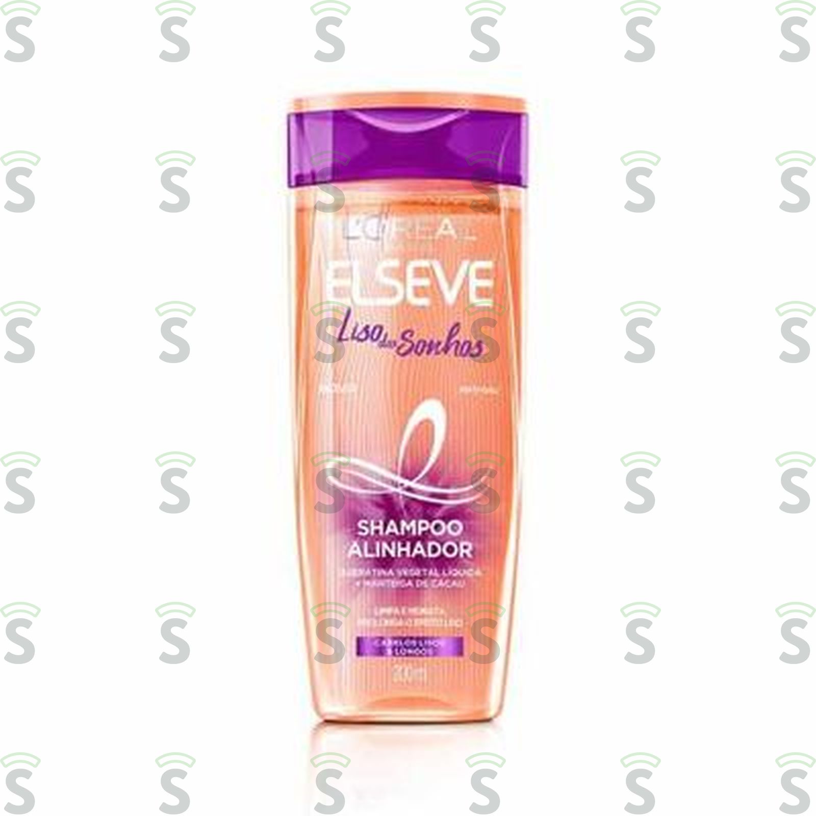 Shampoo Alinhador Cabelos L'Oréal Paris  Lisos e Longos Frasco 200ml