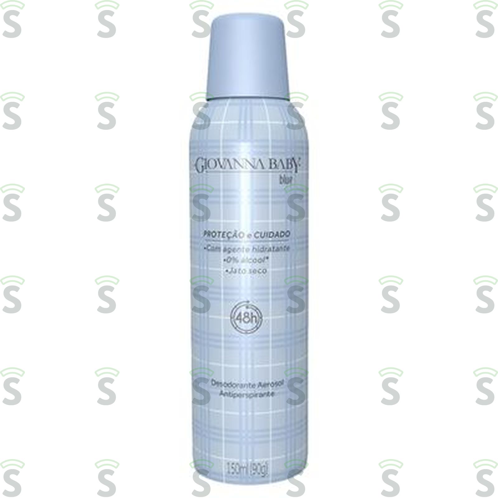 Desodorante Aerosol Antitranspirante Giovanna Baby Blue Frasco Spray 150ml