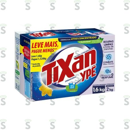  Ype Tixan-lava Roupas 1.6kg Primavera Gratis 80g