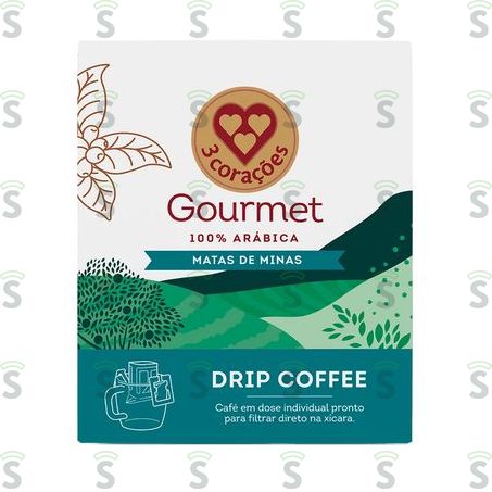  Cafe Tres Coracoes Gourmet Drip Coffee 100g