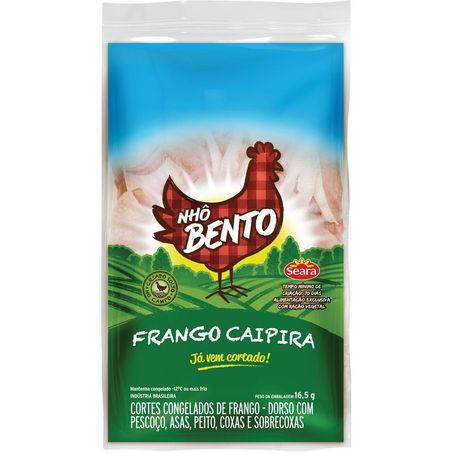 Frango Caipira Nhô Bento Congelado - Cortado Kg