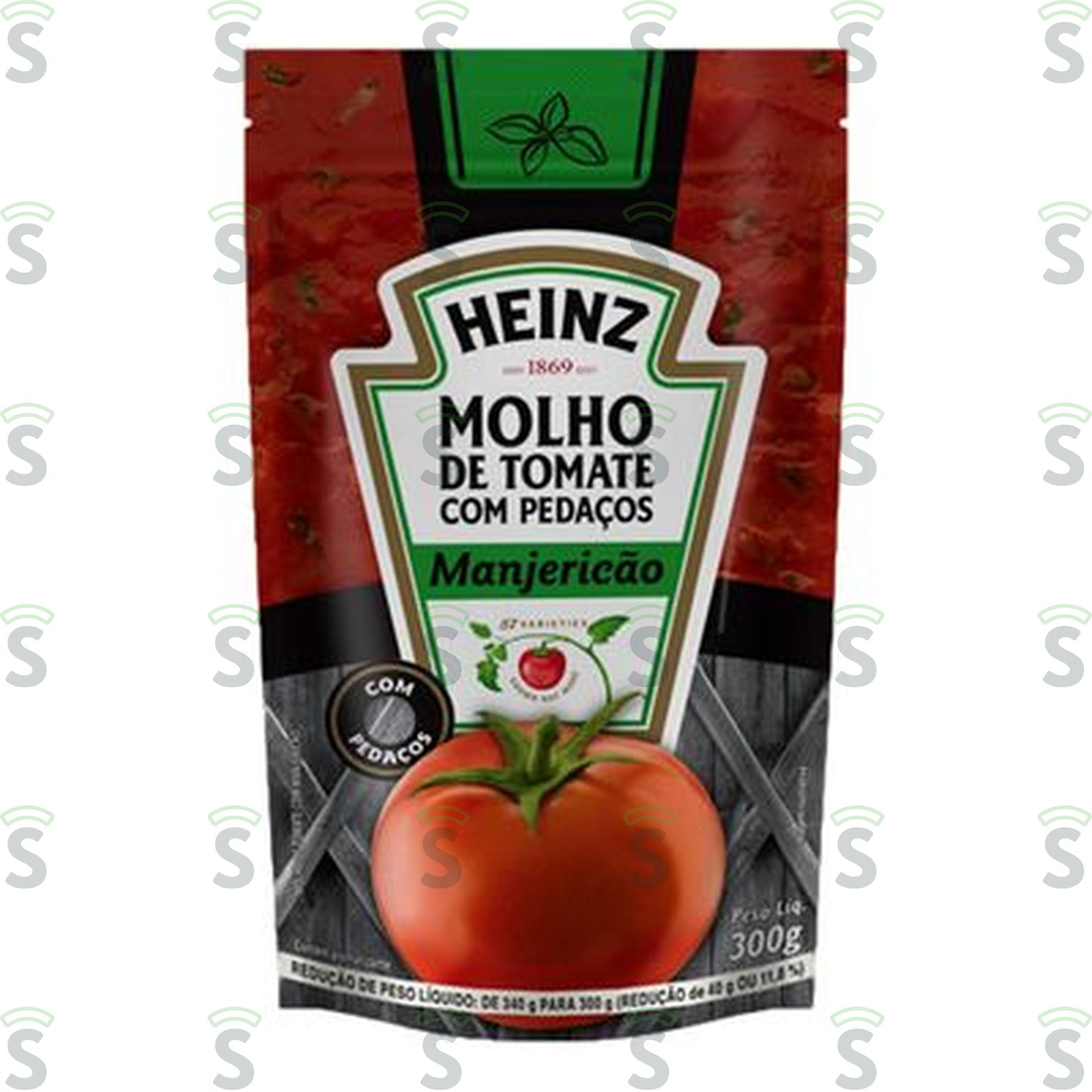 Molho de Tomate com Manjericão Heinz Pouch 300G
