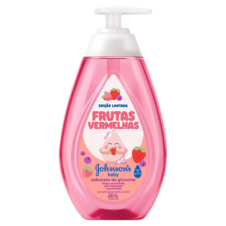 Sabonete Líquido Johnsons Baby 400ml - Frutas Vermelhas