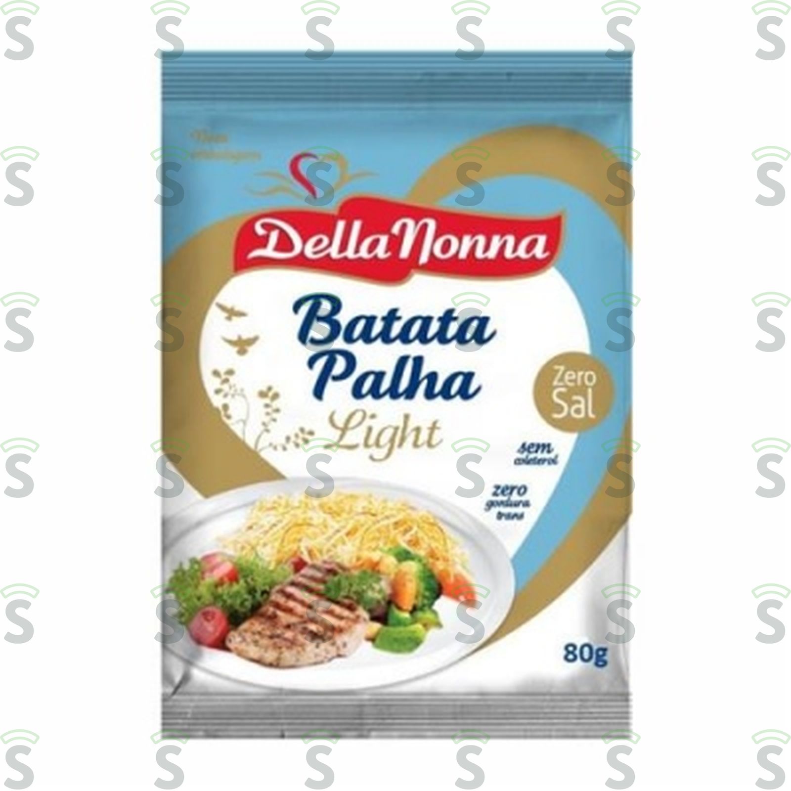 Batata Palha Della Nonna Light Zero Sal 80G